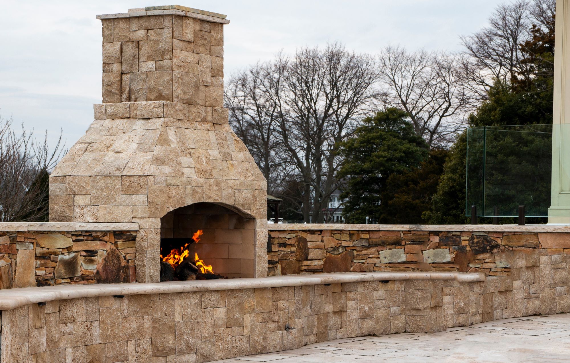 Outdoor Fireplace Scottsdale Arizona