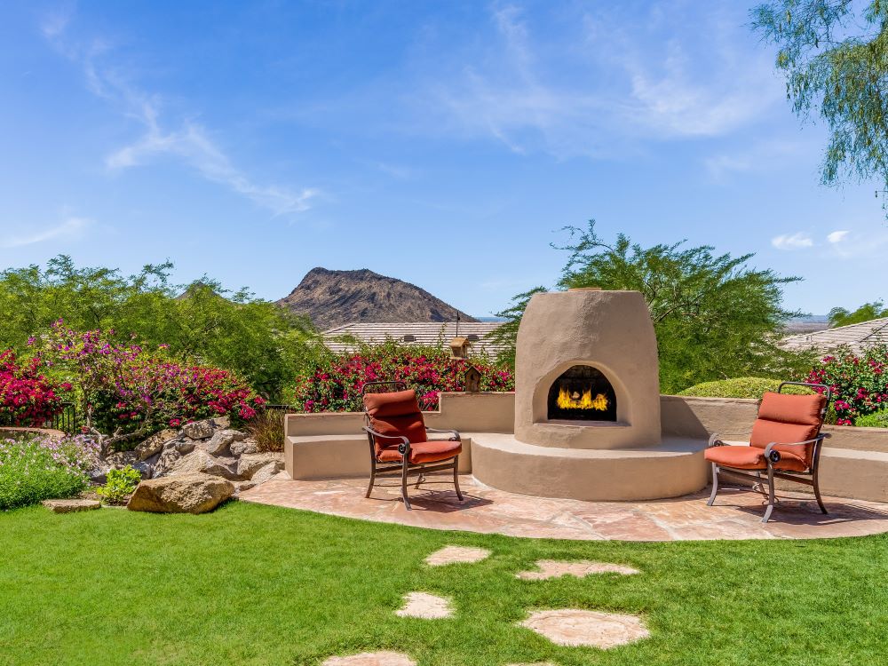 Outdoor Fireplace Contractor Paradise Valley Az