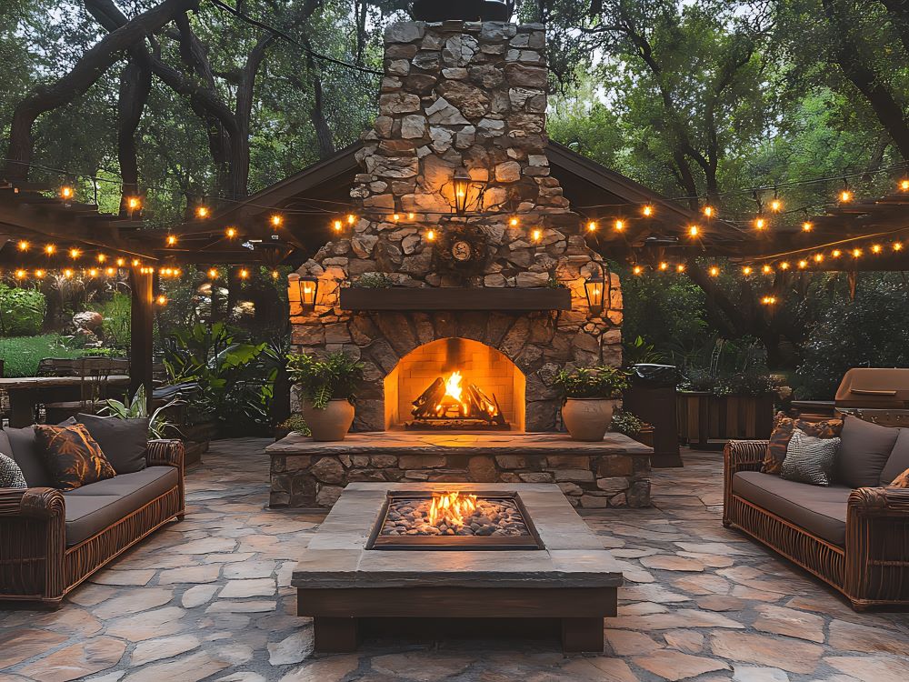 Outdoor Fireplace Contractor Carefree Az